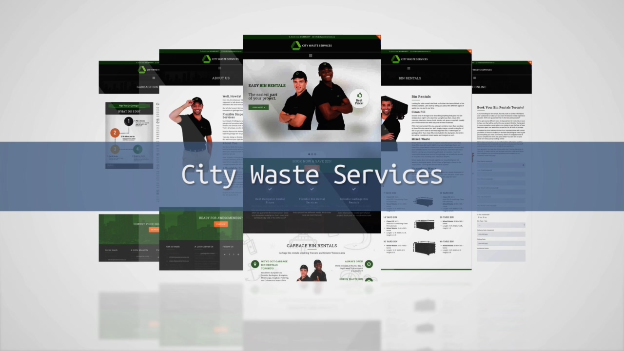 City Waste Services Website Launch Video