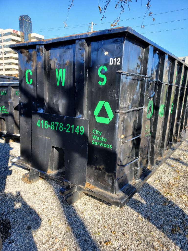Garbage bin rentals in Richmond Hill by City Waste Services